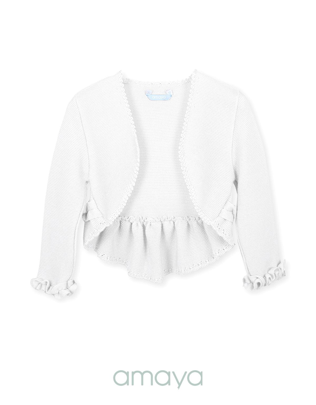 AMAYA 190484H knitted bolero for ceremonies and communions - Image 3