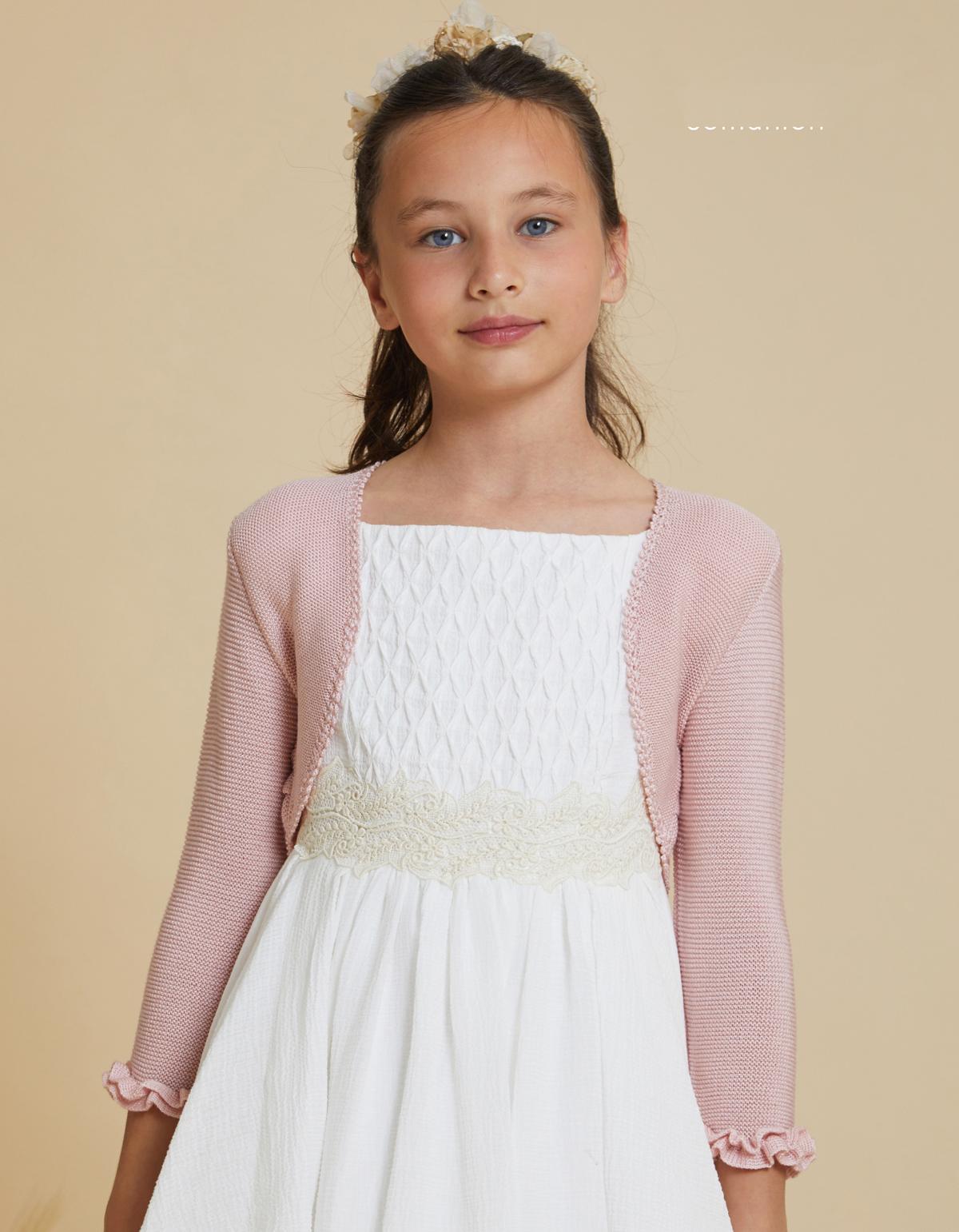 AMAYA 190484H knitted bolero for ceremonies and communions