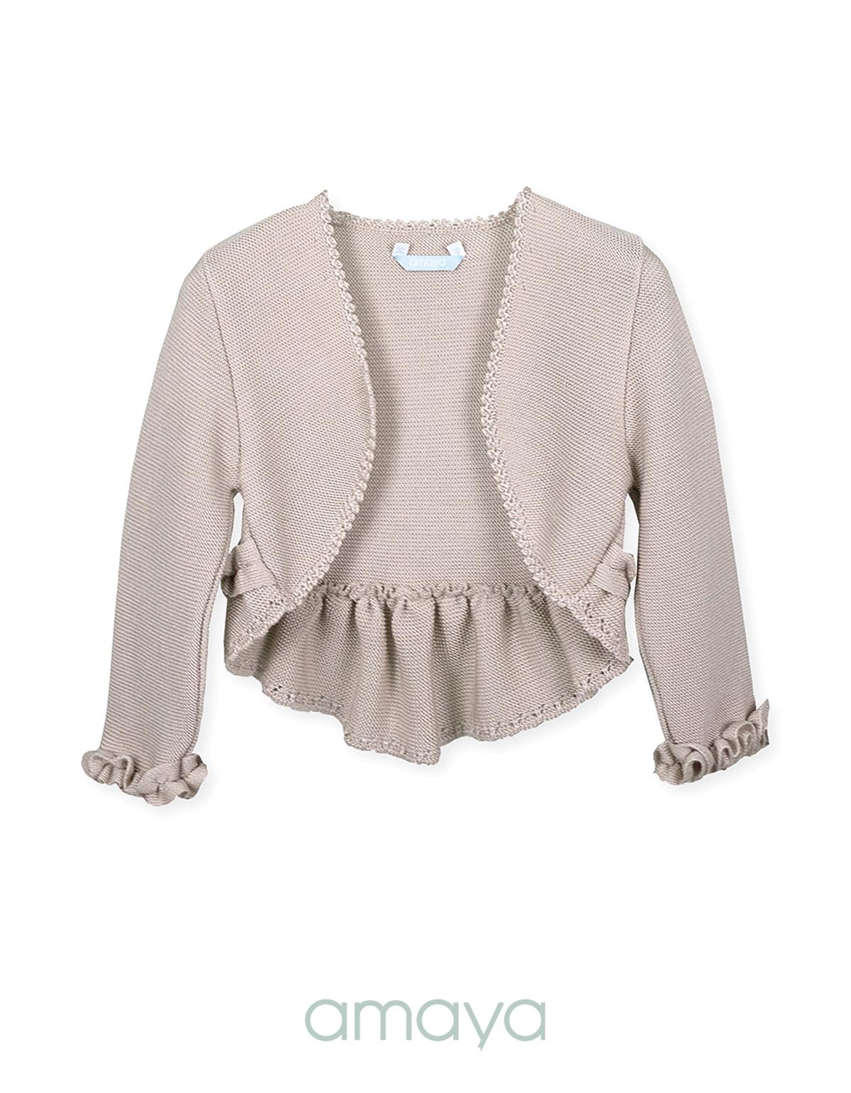 AMAYA 190484H knitted bolero for ceremonies and communions - Image 7