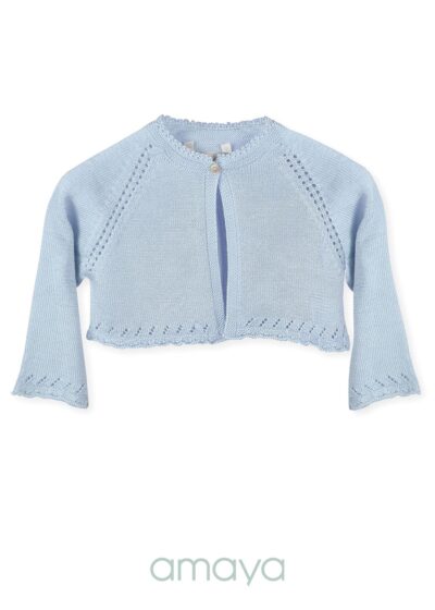 AMAYA 190485H knitted bolero for ceremonies and communions