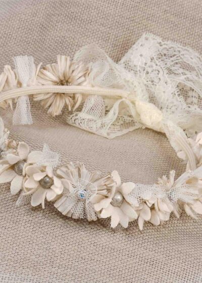 ZOYSAN Communion and Ceremony Flower Crown, Raw 20352