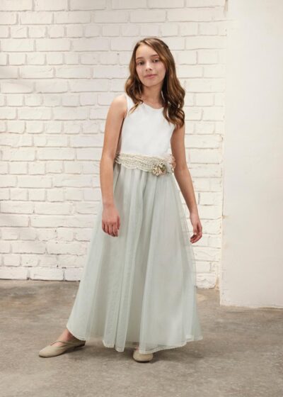 AMAYA 2026 Communion and Ceremony Jumpsuit, model 636132, aqua green