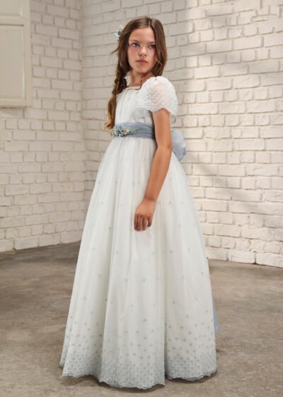 AMAYA 2026 Communion Dress, model 637027MC, blue