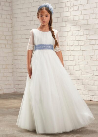 AMAYA 2026 Communion Dress, model 637023MD, raw
