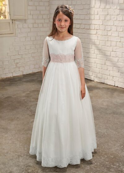 AMAYA 2026 Communion Dress, model 637026MD, pink