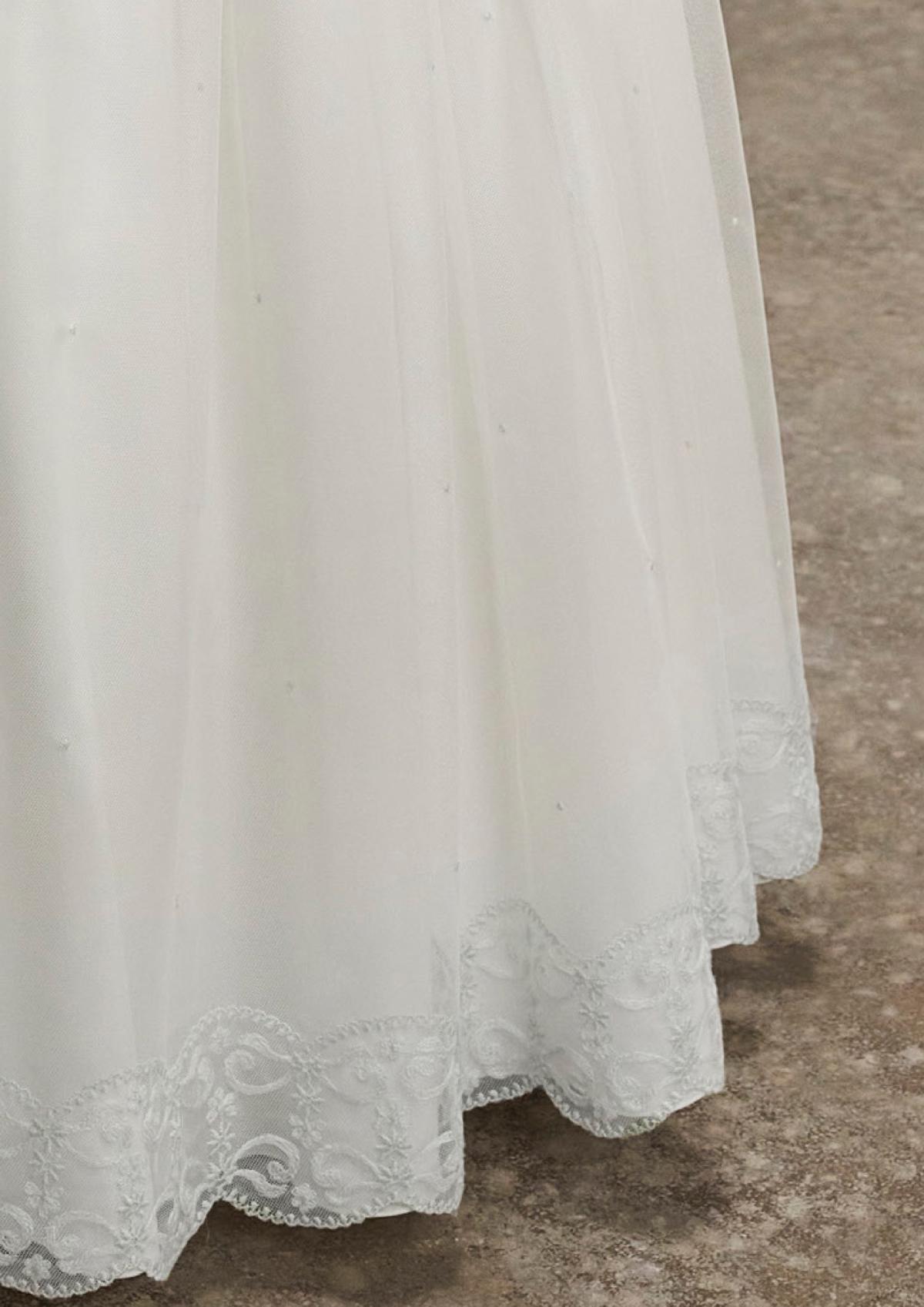 AMAYA 2026 Communion Dress, model 637026MD, aqua green - Image 5