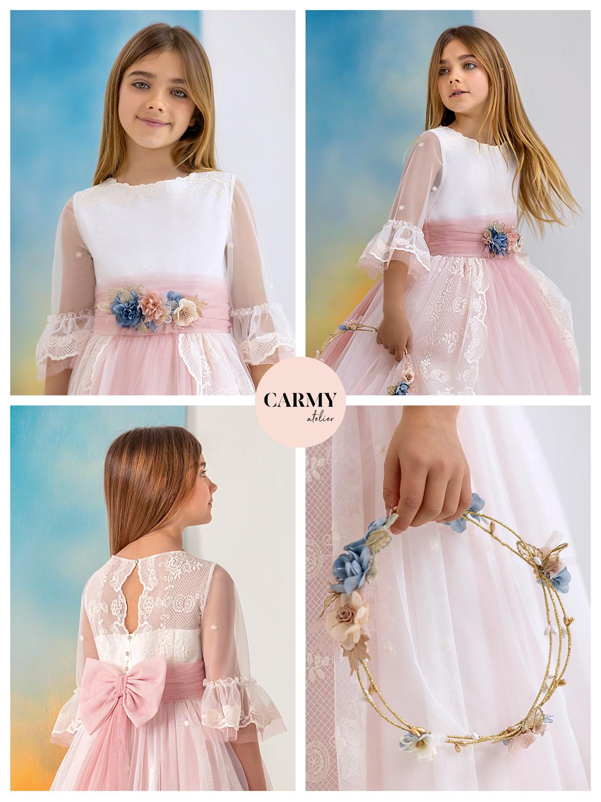CARMY 2026 Communion Dress model 6606 - Image 6