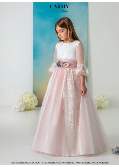 CARMY 2026 Communion Dress model 6606
