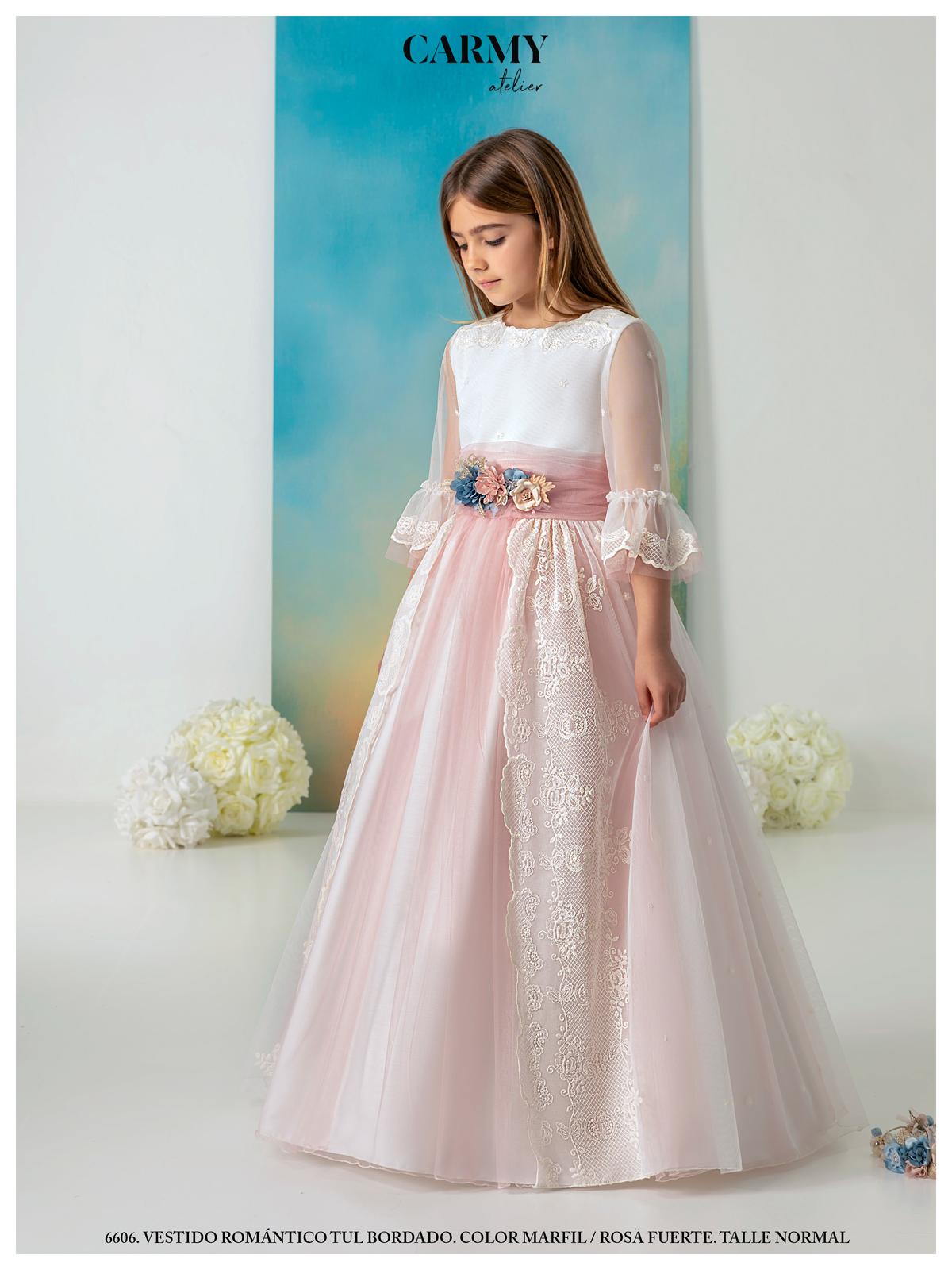 CARMY 2026 Communion Dress model 6606