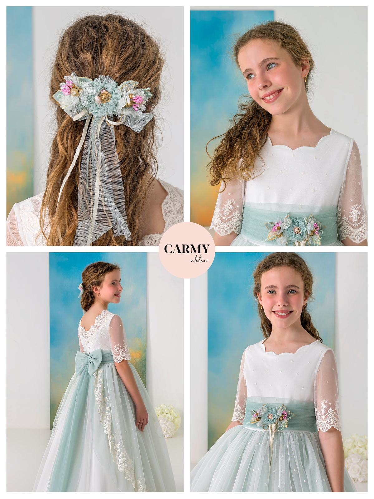 CARMY 2026 Communion Dress model 6610 - Image 6