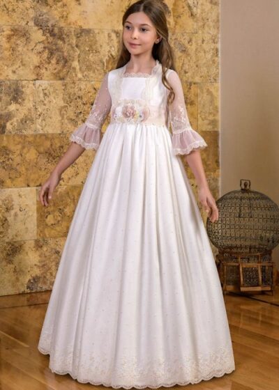 MONTSERRAT LOZANO Dress Princess Neck